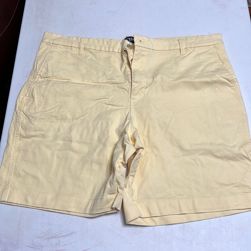 Chaps Light Yellow Shorts